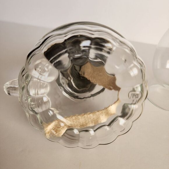 Lamplight Farms Oil Lamp Hurricane Lamp Clear Glass with Pewter - Picture 7 of 7